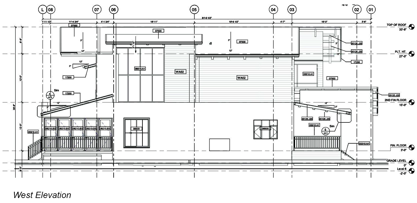 West Elevation