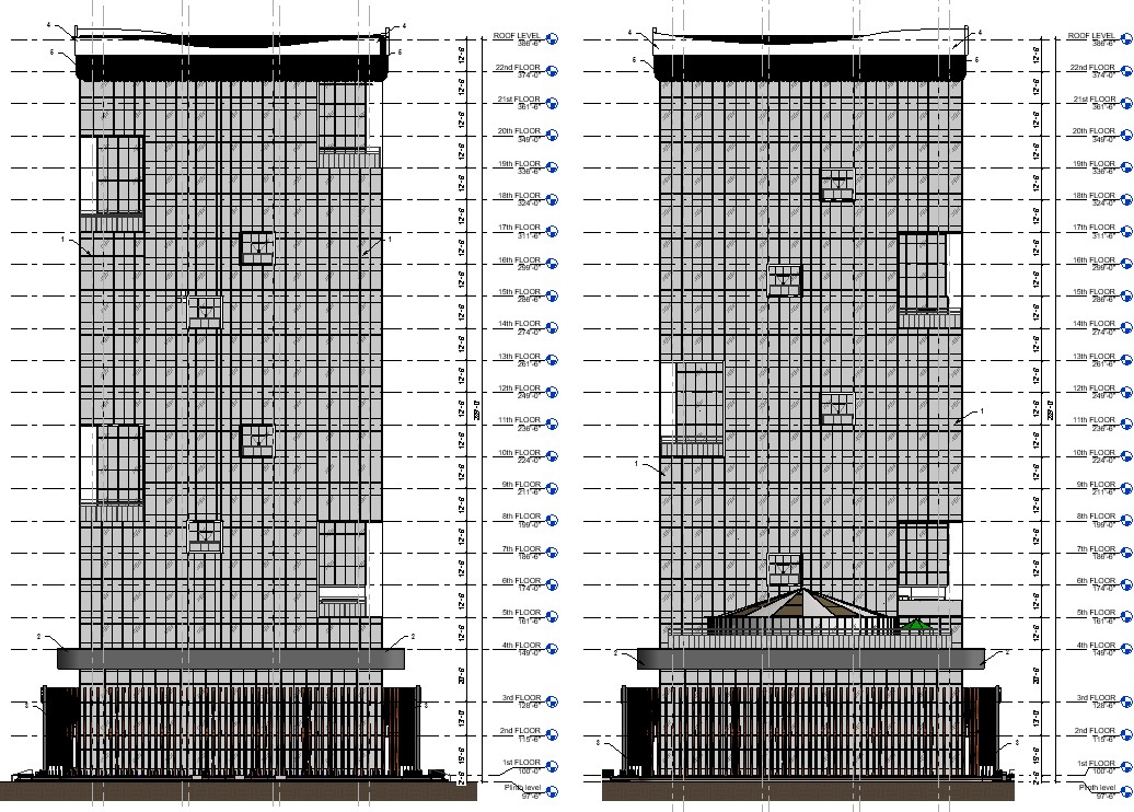 Three-story breakout zone