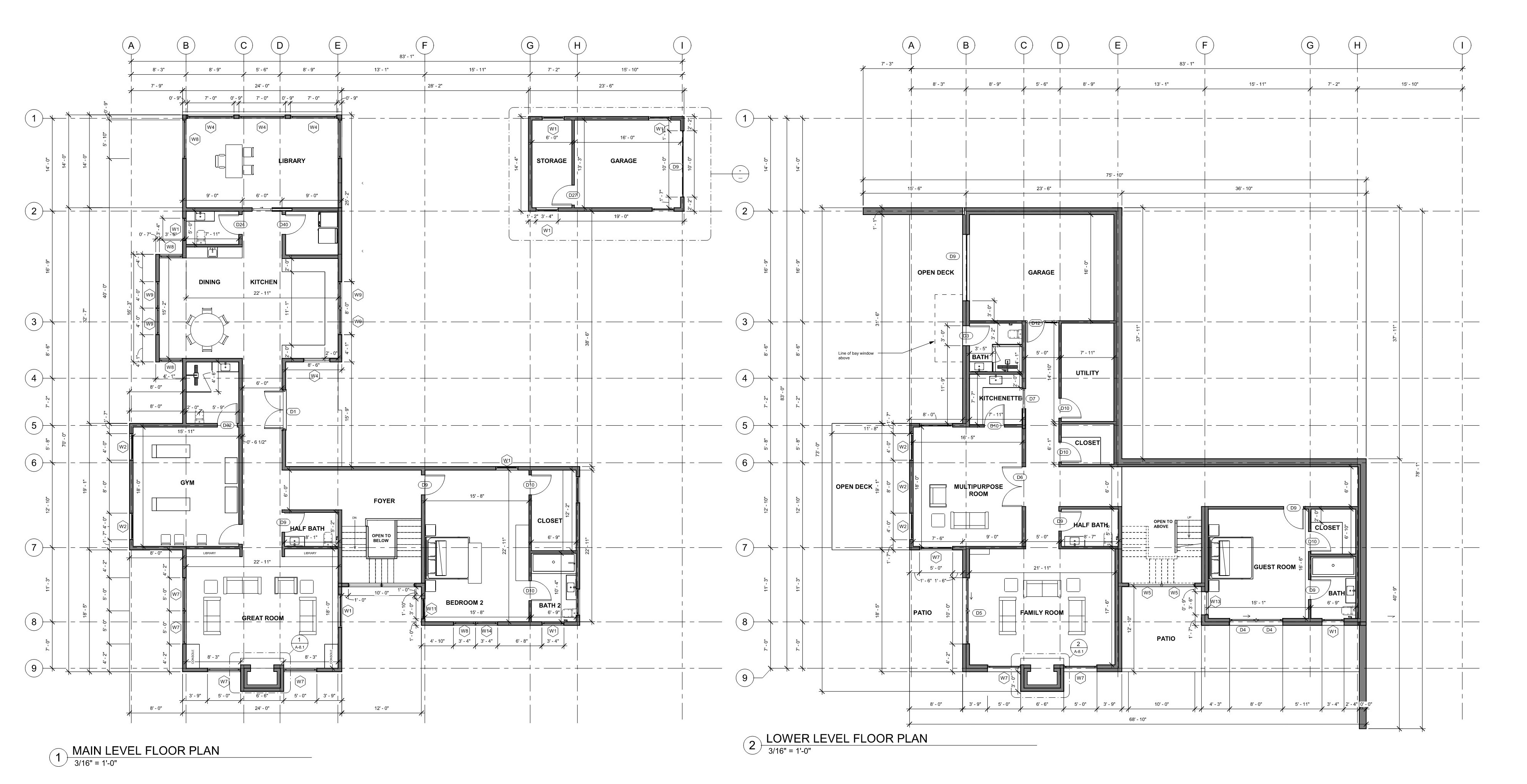 Dual road frontage design